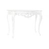 Table d'appoint DKD Home Decor Blanc Bois de manguier Shabby Chic (100 x 36 x 77 cm)