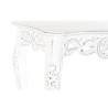 Table d'appoint DKD Home Decor Blanc Bois de manguier Shabby Chic (100 x 36 x 77 cm)