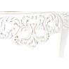 Table d'appoint DKD Home Decor Blanc Bois de manguier Shabby Chic (100 x 36 x 77 cm)