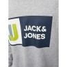 Sweat sans capuche homme CREW  Jack & Jones 12218814  Gris