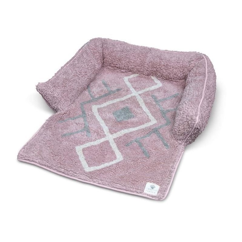 VADIGRAN Sofa bed Bobo - 80x60x7 cm - Rose - Pour chien