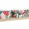 Ensemble à apértif DKD Home Decor Multicouleur Métal Bambou Grès Tropical 4 Pièces 30 x 40 cm 28,5 x 10 x 4,6 cm