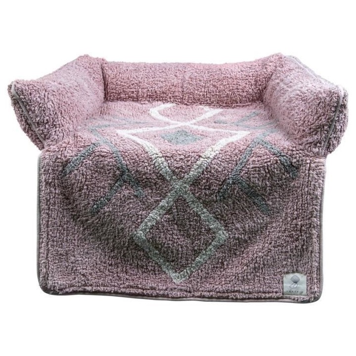 VADIGRAN Sofa bed Bobo - 80x60x7 cm - Rose - Pour chien