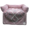 VADIGRAN Sofa bed Bobo - 80x60x7 cm - Rose - Pour chien