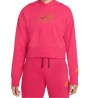 Sweat-shirt à capuche fille  CROP HOODIE  Nike DM8372 666  Rose