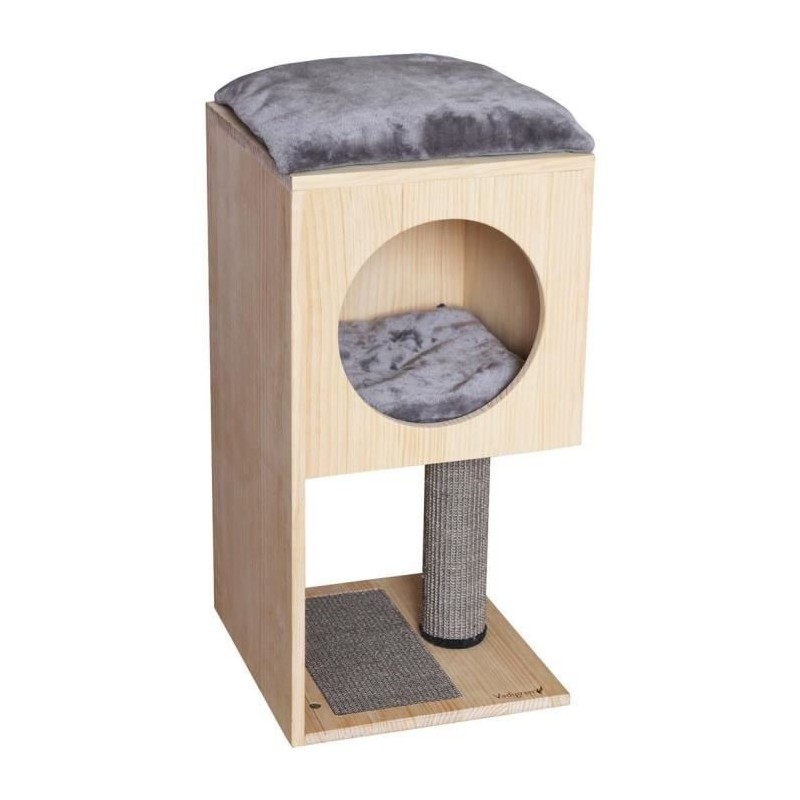 VADIGRAN Grimpoir Urban Boxy - 38x38x78 cm - Pour chat