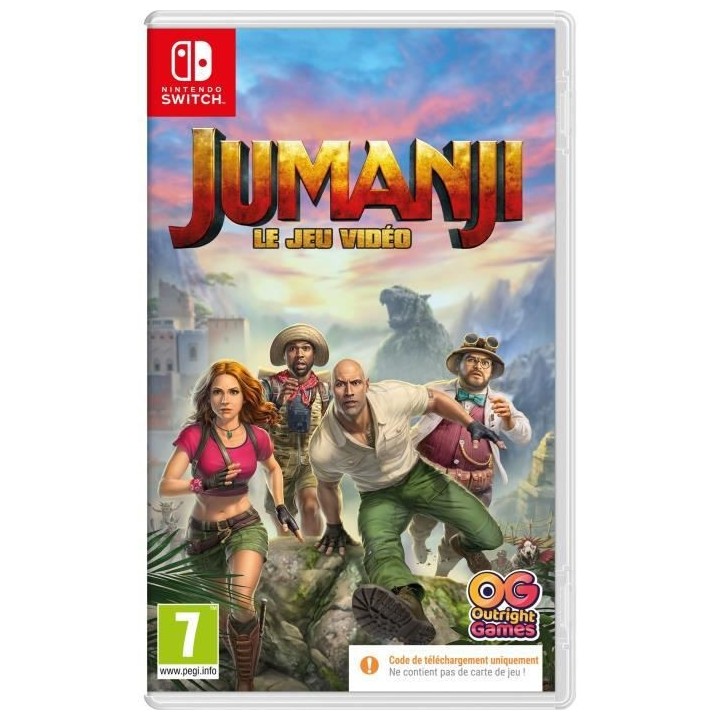Jumanji Le Jeu Vidéo Jeu Switch - CIB