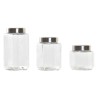 Set de 3 Boites DKD Home Decor 750 ml 8,5 x 8,5 x 18 cm