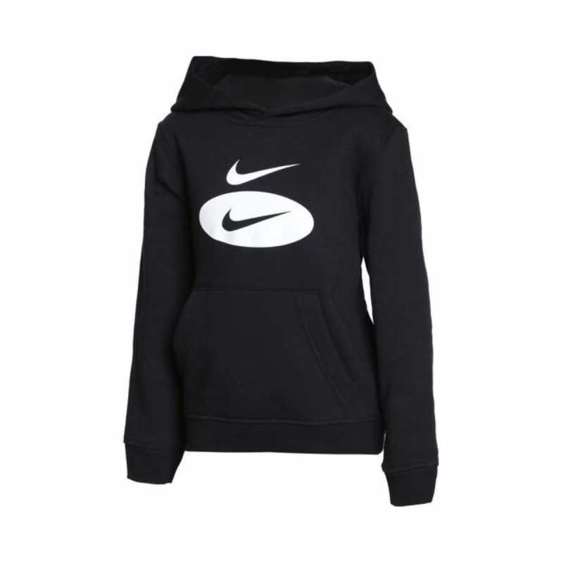 Sweat à capuche enfant  CORE HBR PO HOODIE Nike DM8097 010 Noir