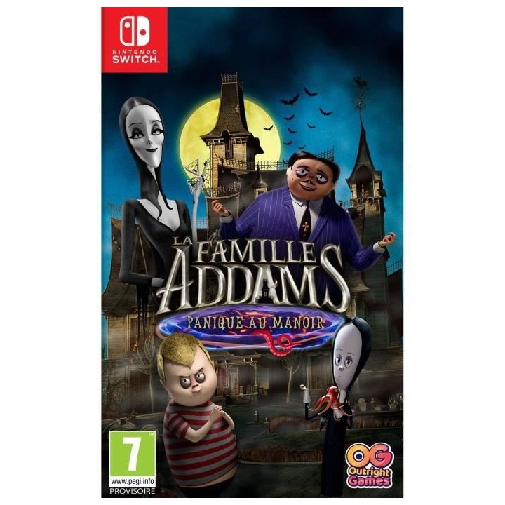 La Famille Addams : Panique au Manoir Jeu Switch