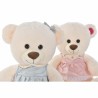 Ours en peluche DKD Home Decor Beige Rose Vert Enfant 20 x 20 x 50 cm Ours (2 Unités)