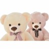 Ours en peluche DKD Home Decor Lien Beige Marron Enfant Ours 40 x 40 x 50 cm (2 Unités)