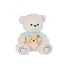 Ours en peluche DKD Home Decor Chemisette Polyester Blanc Vert Enfant Ours