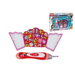 Kit de Coiffeur pour Enfant Tresseur de cheveux avec Accessoires (45 x 32 x 6 cm)