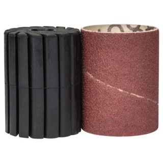 Set porte-manchon et manchon abrasif Bosch - (Grain 80, Largeur Roulea