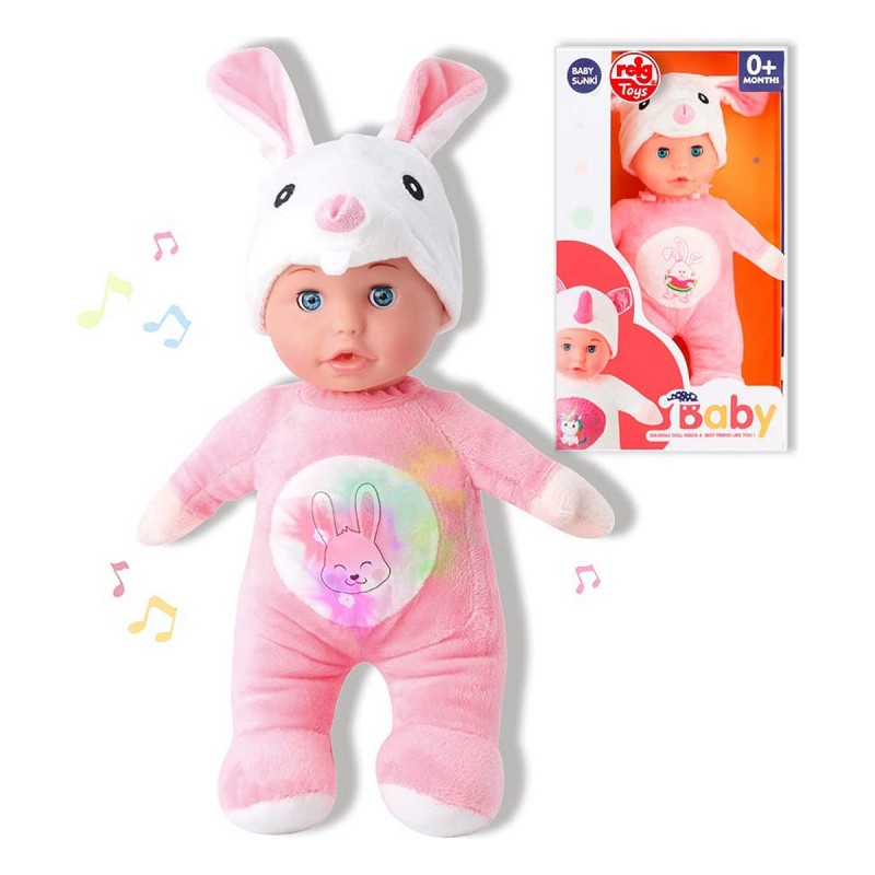 Poupée Reig Rose Lapin Jouet Peluche (30 cm)