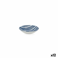 Bol Bidasoa Blue Moon Bleu Céramique 10 x 10 x 2,5 cm (12 Unités) (Pack 12x)