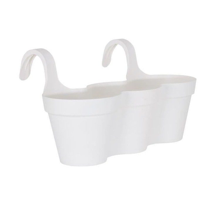 ARTEVASI Pot de fleurs pour balcon Capri Individ - 30,5 x 54 x H 28 cm