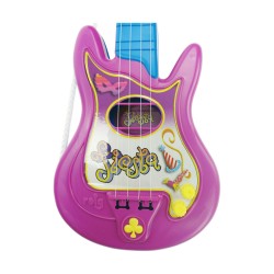 Guitare pour Enfant Reig Party Violet Bleu 4 Cordes Électrique