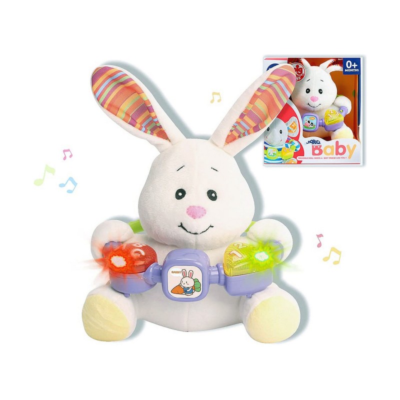 Peluche musicale Reig Lapin 20cm