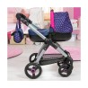 Poussette pour poupées Reig Stule Pram Blue marine 63 cm