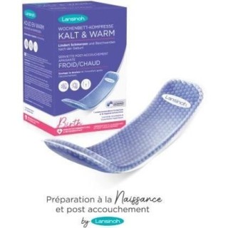 LANSINOH Serviette Post-Accouchement Apaisante Froid/Chaud