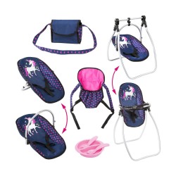 Accessoires pour poupées Reig Rose Blue marine 9 en 1