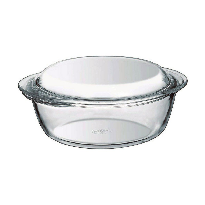 Casserole avec Couvercle Pyrex Essentials Transparent verre 2,1 L