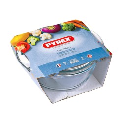 Casserole avec Couvercle Pyrex Essentials Transparent verre 2,1 L