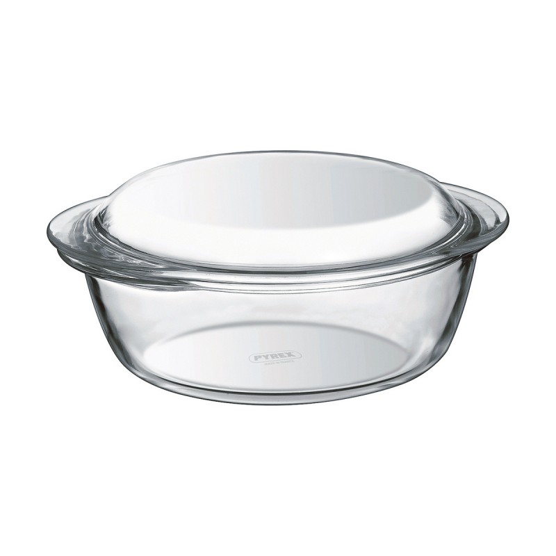 Casserole avec Couvercle Pyrex Essentials 1,4 L Transparent verre