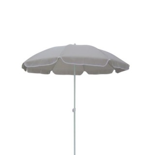 Parasol droit diametre 1,80 m - Structure acier en polyester anti-uv -