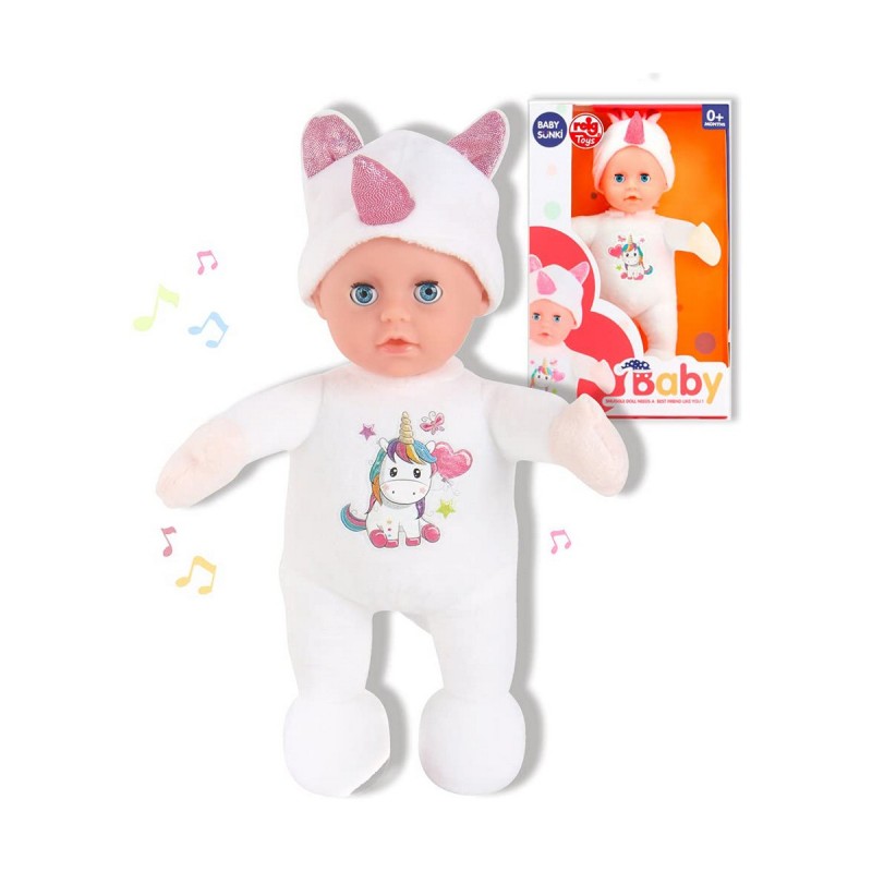 Bébé poupée Reig Licorne Jouet Peluche 25cm