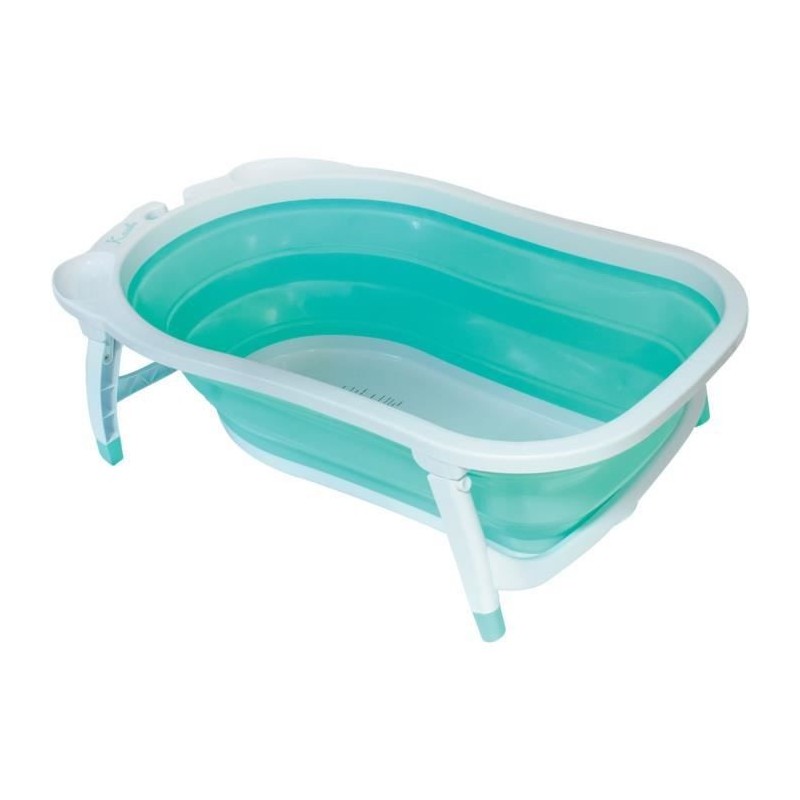 BABYSUN Baignoire Pliable - Vert d'eau