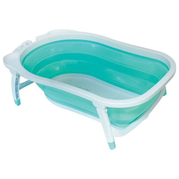 BABYSUN Baignoire Pliable - Vert d'eau
