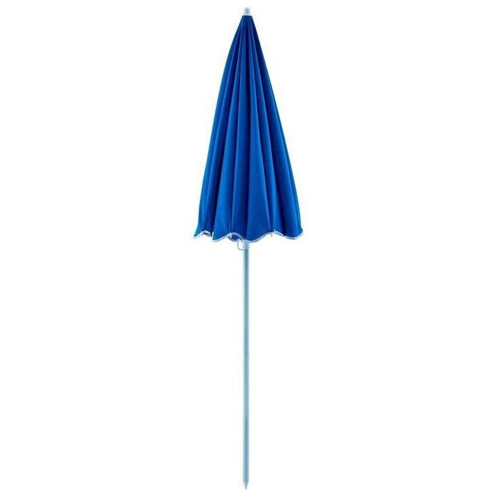 Parasol droit diametre 1,80 m - Structure acier en polyester anti-uv -