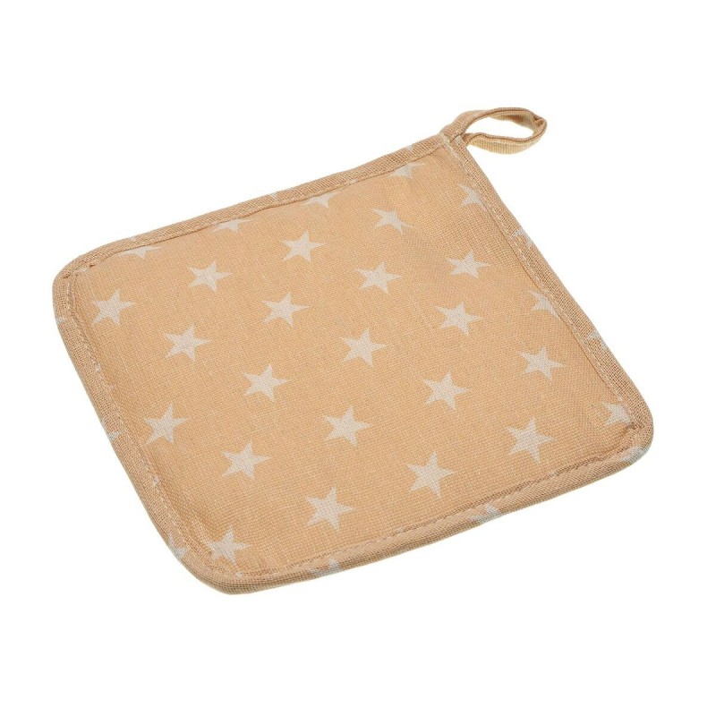 Gant à Four Versa Stars Beige Textile (20 x 20 cm)