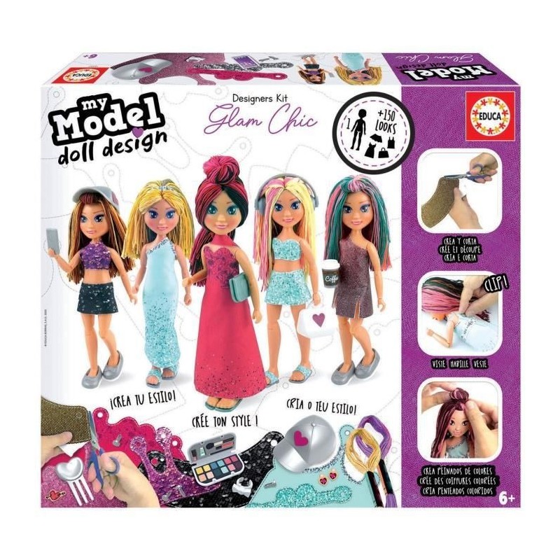 EDUCA - My Model Doll Design Glam-Chic