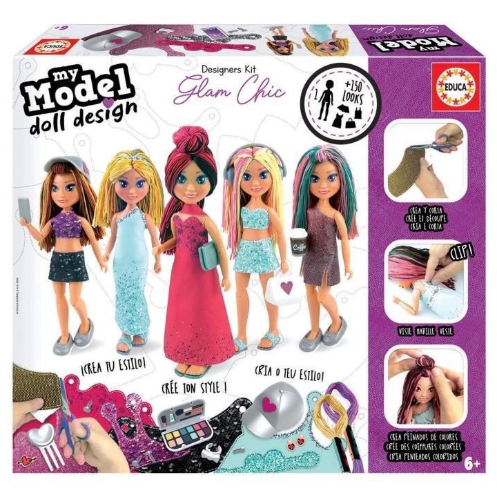 EDUCA - My Model Doll Design Glam-Chic