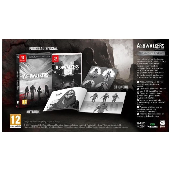 Ashwalkers - Survivor's Edition Jeu Switch