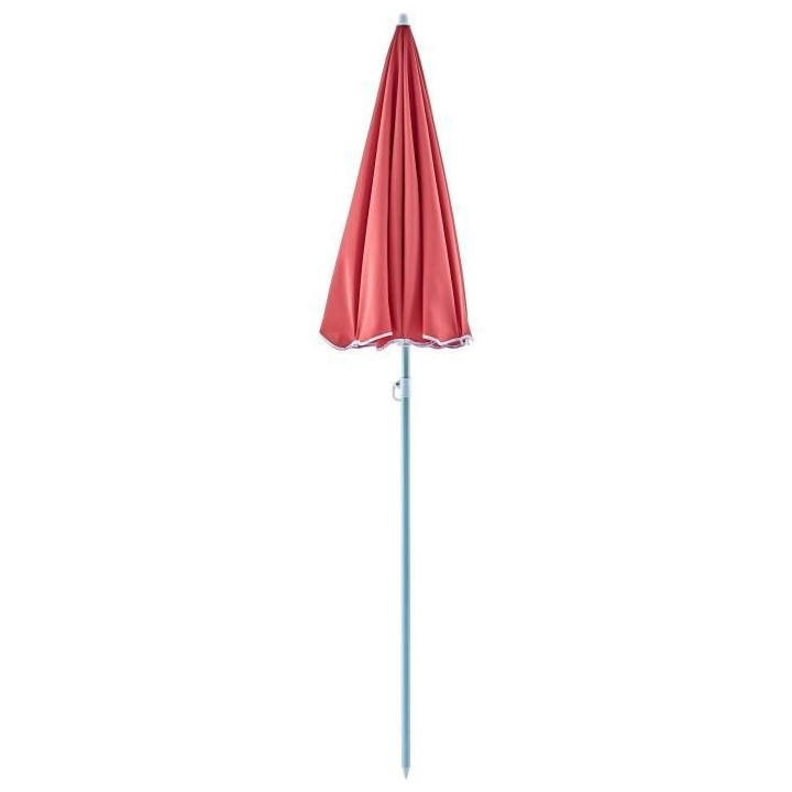 Parasol droit diametre 1,80 m - Structure acier en polyester anti-uv -