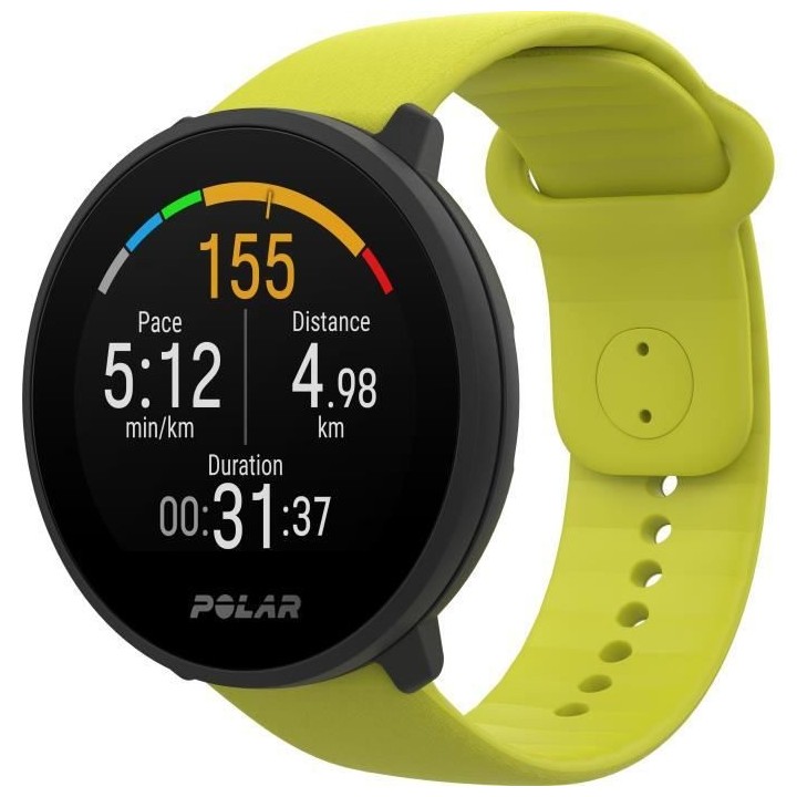 POLAR Unite - Montre fitness étanche avec GPS - S/L - Lime