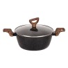 Casserole avec Couvercle Quttin ECOLOGI Noir (24 cm) (25 x 40 cm)