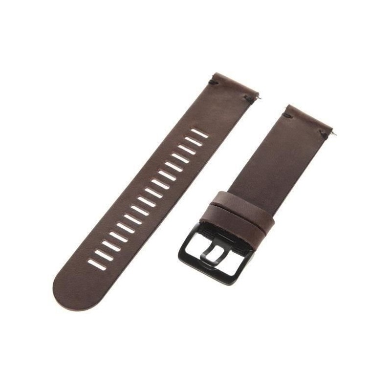 POLAR Bracelet Grit X pour montre 22 mm M/L - Cuir brun