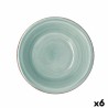 Saladier Quid Vita Aqua Céramique Bleu (6 Unités) (Pack 6x)