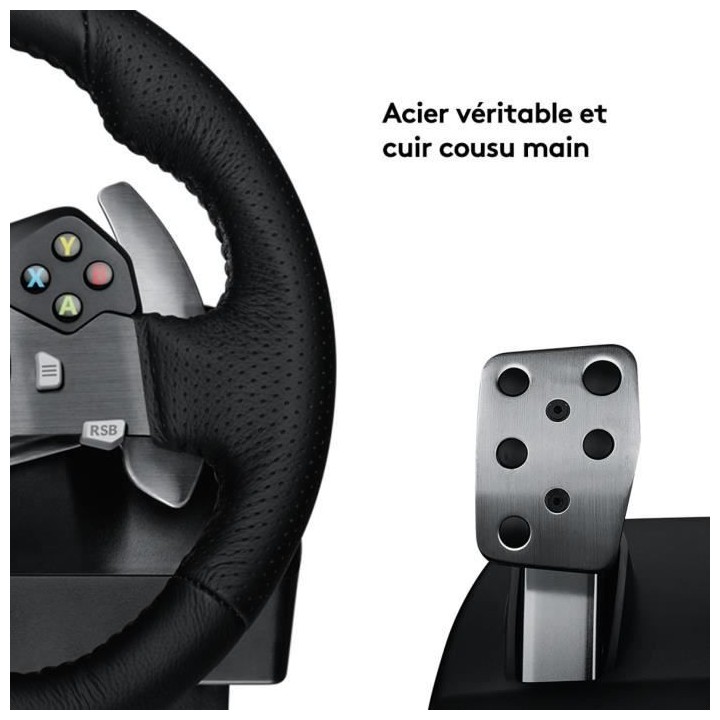 LOGITECH Volant de course G920 Driving Force - Xbox SERIES X - Xbox On
