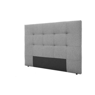 Tete de lit HERA - Gris Souris - Pour couchage 140 et 160 - 165 x 120