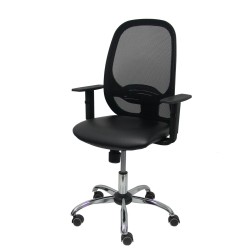 Chaise de Bureau P&C 10CCRRN Avec accoudoirs Noir