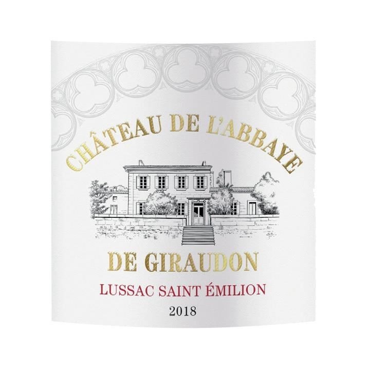Château de L'Abbaye de Giraudon 2018 Lussac St Emilion - Vin rouge du