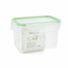 Boîte à lunch hermétique Quid Greenery 1,8 L Transparent Plastique (Pack 4x)