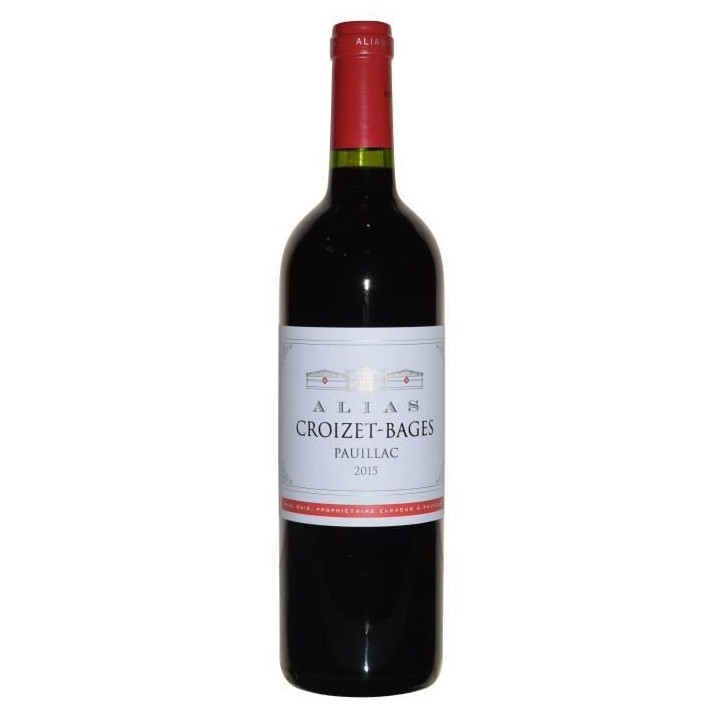 Alias de Croizet Bages 2015 Pauillac - Vin rouge de Bordeaux